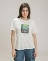 Playera Manga Corta Estampada,CRUDO